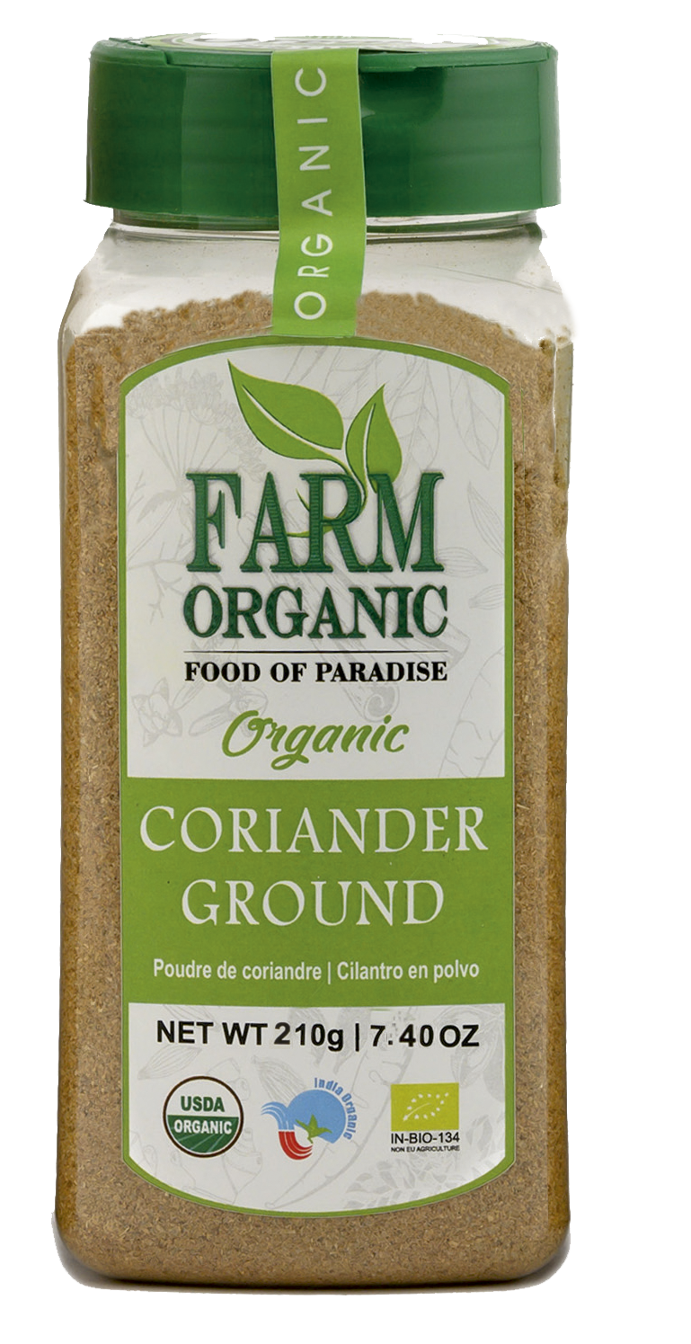 B FARM ORGANIC - Organic Coriander Powder - 210 GMS - PET JAR