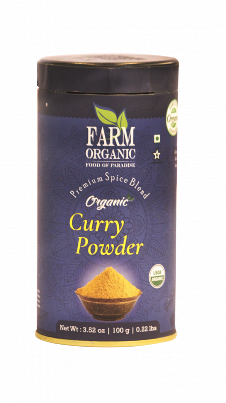 B FARM ORGANIC - Organic Curry Powder - 100 GMS - TIN