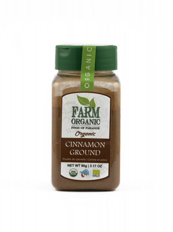 B FARM ORGANIC - Cinnamon Ground - 100 GMS - PET JAR