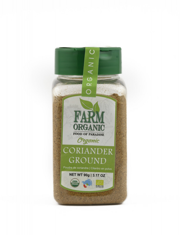 B FARM ORGANIC - Coriander Ground - 090 GMS - PET JAR