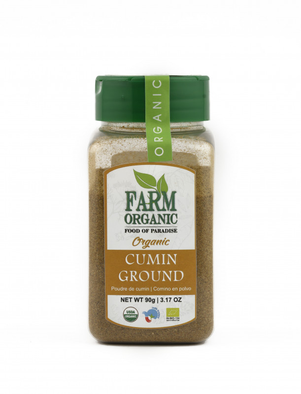 B FARM ORGANIC - Cumin Ground - 110 GMS - PET JAR