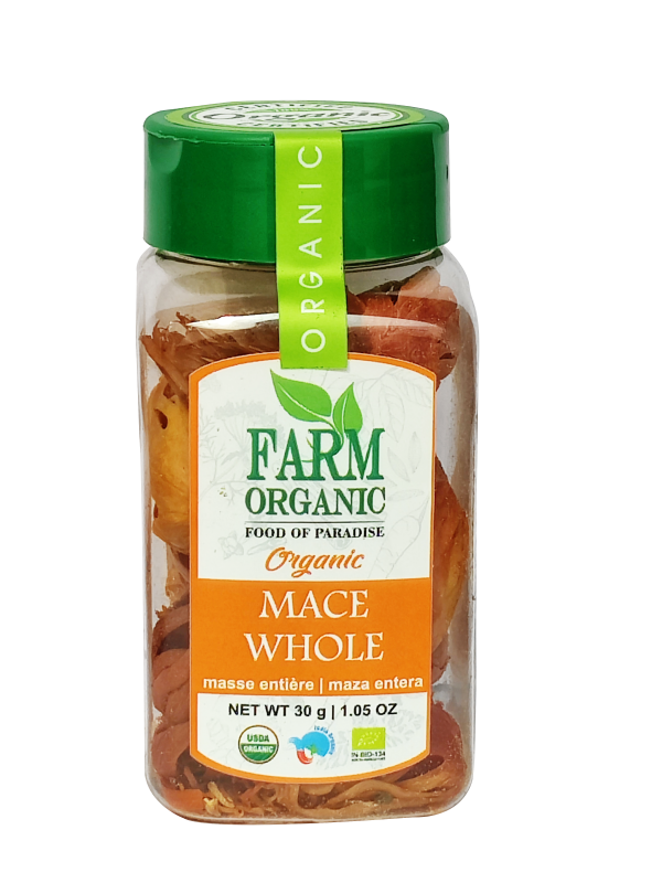 B FARM ORGANIC - Organic Mace Whole - 030 GMS - PET JAR