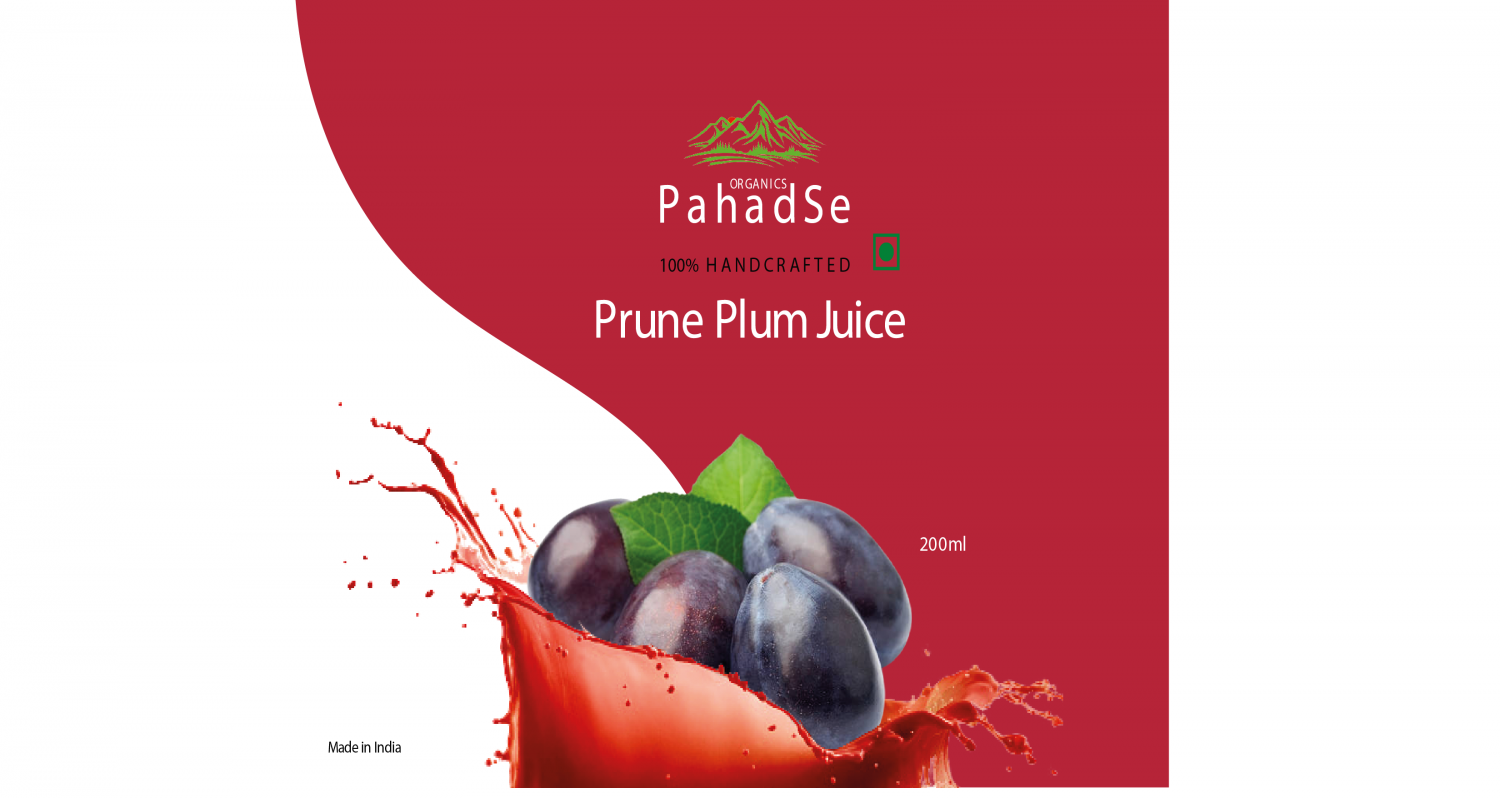 Prune Plum Juice 200ml / Pack Of 6 Bottles
