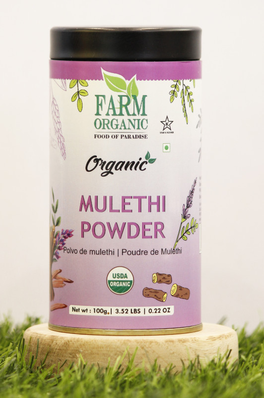 B FARM ORGANIC - Mulethi Powder - 100 GMS - TIN